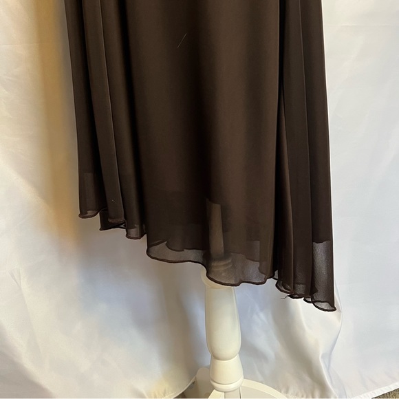 En Focus, dress, size 8, bead accents, layered, tapered, - Picture 4 of 6